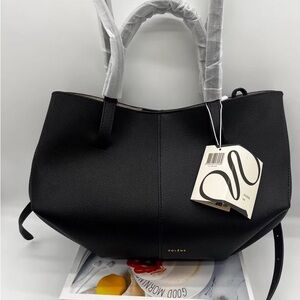 Polene Classic Black Tote Bag Large size